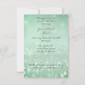 Invitation Parties scintillant Menthe verte Tiffany Diamond R (Dos)