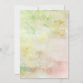 Invitation *~* Parties scintillant Moderne Abstrait à la ment (Dos)