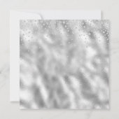 Invitation Parties scintillant moderne chic Ballons Baby show (Dos)