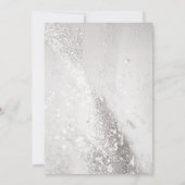 Invitation Parties scintillant, Moderne, Fête des mariées (Dos)