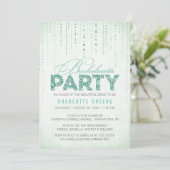Invitation Parties scintillant Monnaie Look Bachelorette Part (Debout devant)