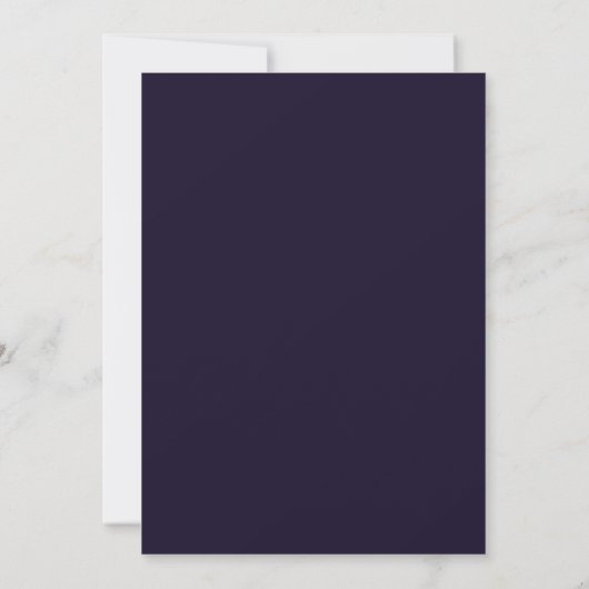 Invitation Parties scintillant Moody foncé Silver Navy Blue M (Dos)