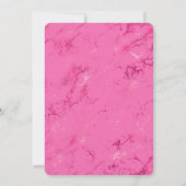 Invitation Parties scintillant noire éclatante cils rose Anni (Dos)