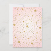 Invitation Parties scintillant or rose Ballerina | Fille Anni (Dos)