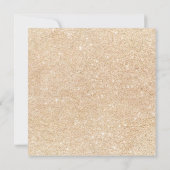 Invitation Parties scintillant or rose citrouille aquarelle d (Dos)