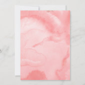 Invitation Parties scintillant or rose pâle Fairytale Mariage (Dos)