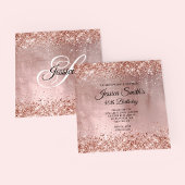 Invitation Parties scintillant or Rose parkly Foil 40e annive