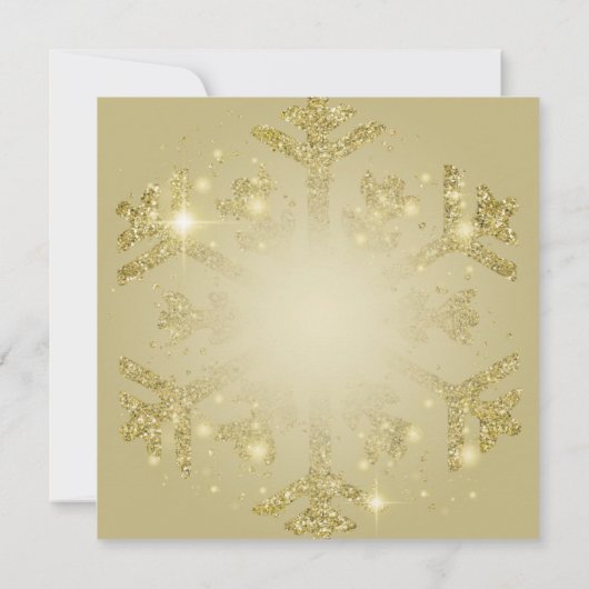 Invitation Parties scintillant Or & Ruban Violet | Fête de No (Dos)