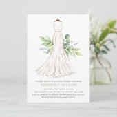 Invitation Parties scintillant or verdure Mariage Fête des ma (Debout devant)