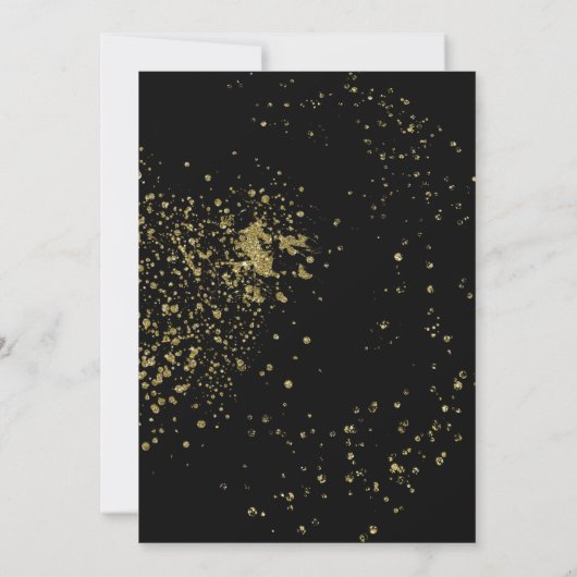 Invitation Parties scintillant or violet Bachelorette Party I (Dos)