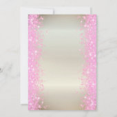 Invitation Parties scintillant papillon de lune Baby shower C (Dos)