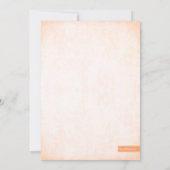 Invitation Parties scintillant Peach Look Bridal Show Invitat (Dos)