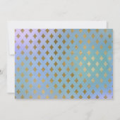 Invitation Parties scintillant Pink or Unicorn BABY SHOWER de (Dos)