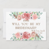 Invitation Parties scintillant Pourpre Serez-Vous Mon Invitat (Devant)