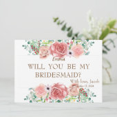 Invitation Parties scintillant Pourpre Serez-Vous Mon Invitat (Debout devant)