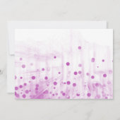 Invitation Parties scintillant Pourpre Serez-Vous Mon Invitat (Dos)