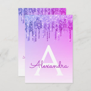 Invitation Parties scintillant pourpre Sweet sixteen Annivers