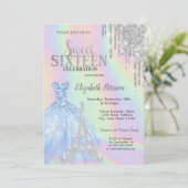 Invitation Parties scintillant, Robe, Tour Eiffel Opal Sweet  (Debout devant)