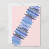 Invitation Parties scintillant rose bleu ongle Spa polonais J (Dos)