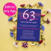 Invitation Parties scintillant rose chaud de la Marine modern