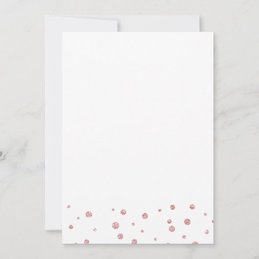 Invitation Parties scintillant rose Double Anniversaire Enfan (Dos)