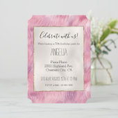 Invitation Parties scintillant rose Fille Coton Candy (Debout devant)