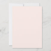 Invitation Parties scintillant Rose Foil Ballons 65e annivers (Dos)