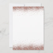 Invitation Parties scintillant rose Gold Frontières Mariage S (Dos)