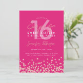 Invitation Parties scintillant rose Gold Hot Rose Surprise Sw (Debout devant)