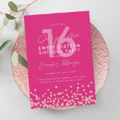 Invitation Parties scintillant rose Gold Hot Rose Surprise Sw