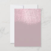 Invitation Parties scintillant Rose Mauve Gris Blanc Pastel F (Dos)