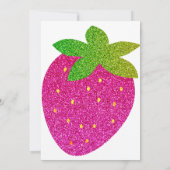 Invitation Parties scintillant rose mousseux Y2K fraise 2e an (Dos)