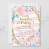 Invitation Parties scintillant rose Notre Petit Citrouille Pr (Devant)