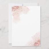 Invitation Parties scintillant rose or Gown Blush Floral Quin (Dos)