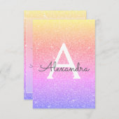 Invitation Parties scintillant rose pourpre étincelle 40e fêt (Devant / Derrière)