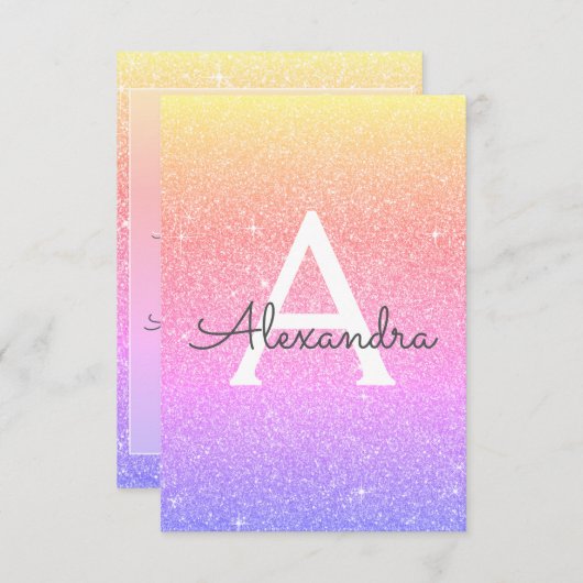 Invitation Parties scintillant rose pourpre étincelle 40e fêt (Devant / Derrière)