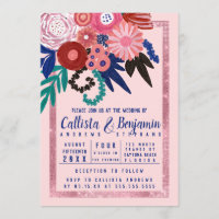 Parties scintillant rose rouge florale Acrylique