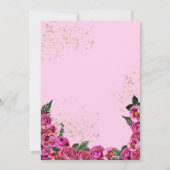 Invitation Parties scintillant rose rustique Gown Fiesta Quin (Dos)