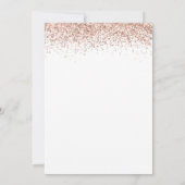 Invitation Parties scintillant Rose tendance Sweet 16 Anniver (Dos)