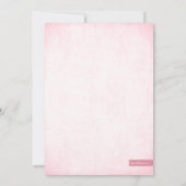 Invitation Parties scintillant rose tendance Sweet 16 Party (Dos)