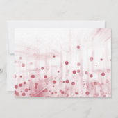 Invitation Parties scintillant rose, tu seras ma servante d'é (Dos)