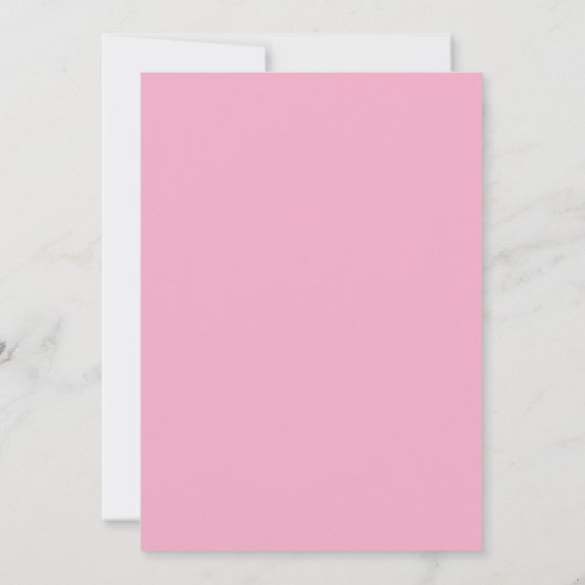 Invitation Parties scintillant rose vif Enregistrer la date 4 (Dos)