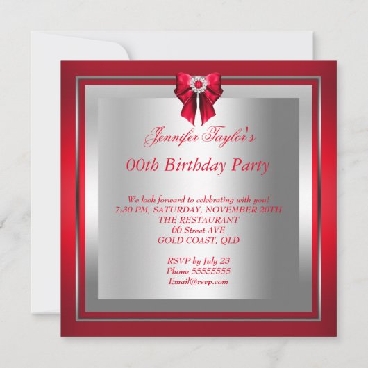 Invitation Parties scintillant Rouge Haut talon Chaussure Arg (Dos)