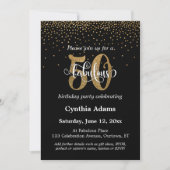 Invitation Parties scintillant & Script 50 & Fabuleux sur Noi (Devant)