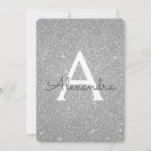 Invitation Parties scintillant Silver Sparkle 30e anniversair (Devant)