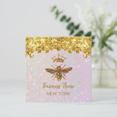 Invitation parties scintillant simulée (Debout devant)