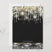 Invitation Parties scintillant Sparkle Sweet sixteen Partie N (Dos)