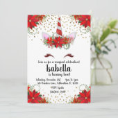 Invitation Parties scintillant Sucre de canne Fête de l'Unico (Debout devant)