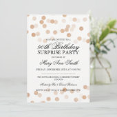 Invitation Parties scintillant surprise 90e anniversaire en c (Debout devant)