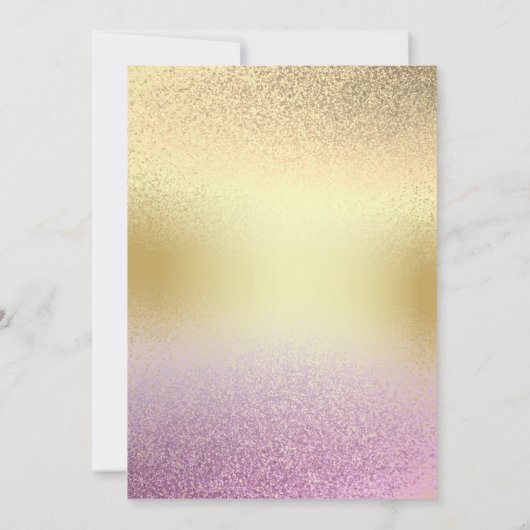 Invitation Parties scintillant Sweet 16 Flamants roses rose e (Dos)